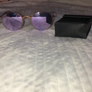 Ray ban purple gradient foldable sunglasses💜